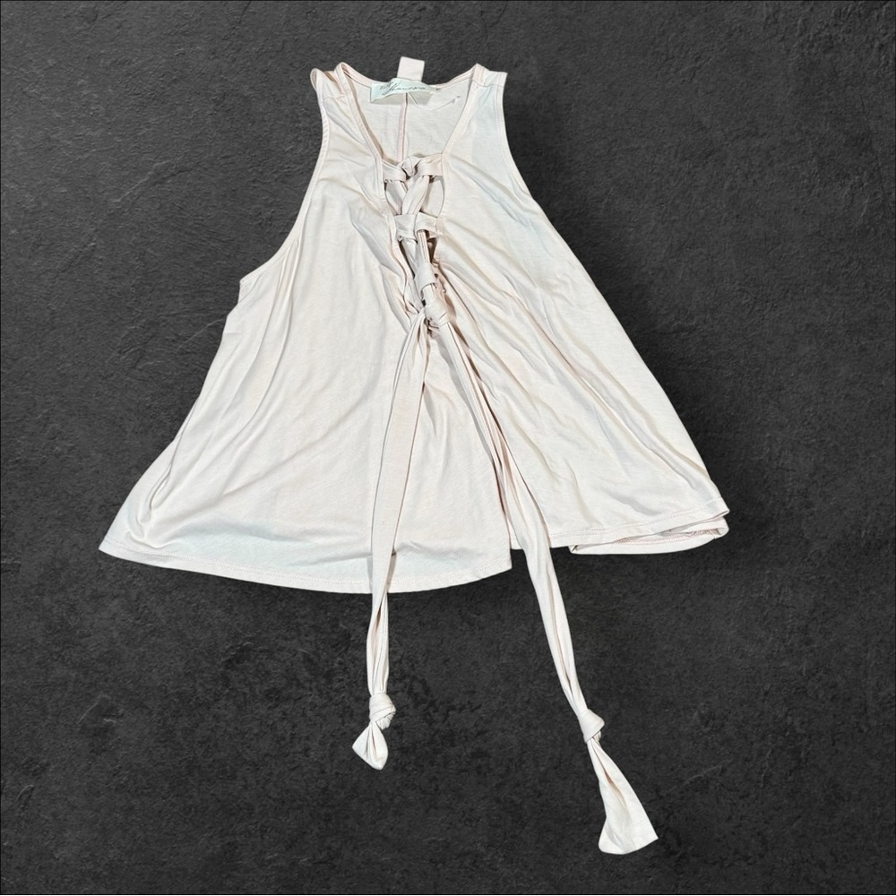 Vintage Havana Est 1954 Modal Top With‎ Laced Front Modal Size Medium Womens